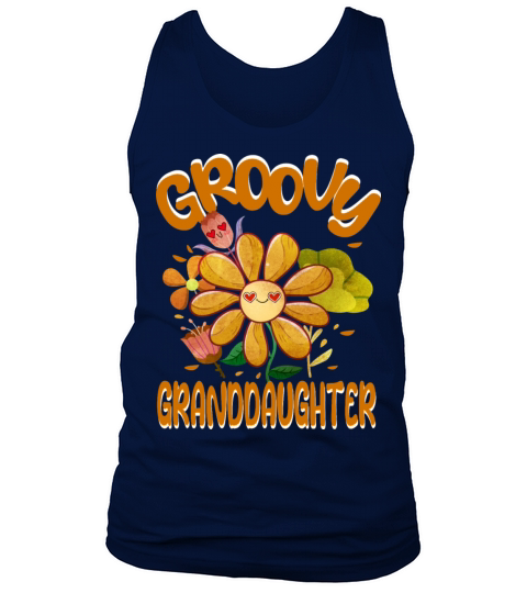 Groovy Granddaughter Family Matching Vintage Tank Top Unisex