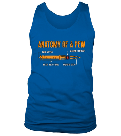 Gunsmith Anatomy Of A Pew Shooting Range Gunsmiths Tank Top Unisex