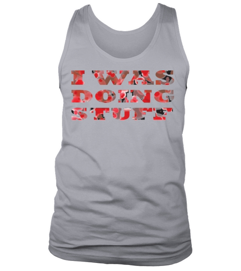 I was doing stuff - funny couple idea Tank Top Unisex