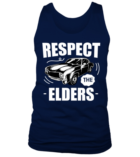 Respect The Elders Retro Classic Car Tank Top Unisex