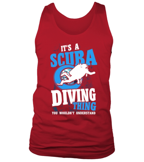 Scuba Diving Gift Underwater Lover Scuba Diver Tank Top Unisex