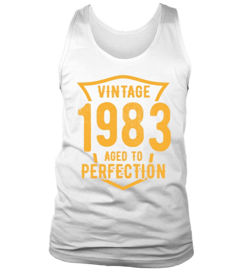 Vintage 1983 Aged to Perfection Tank Top Unisex