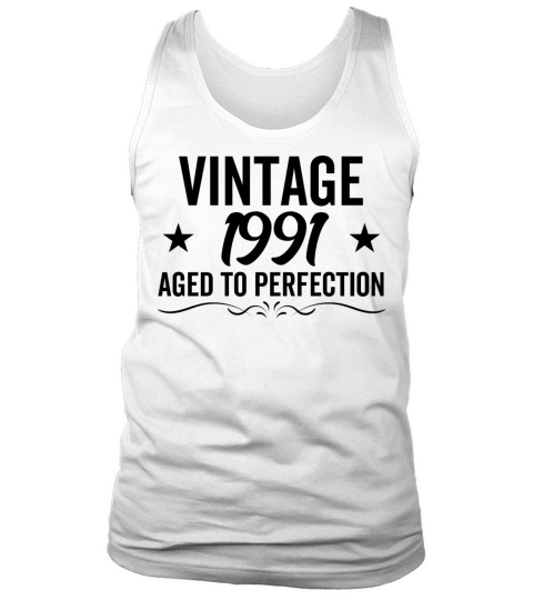 Vintage 1991 Aged To Perfection Tank Top Unisex