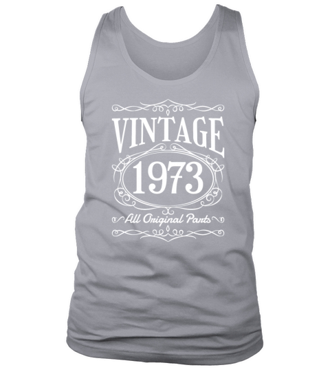 Vintage Birthday 1973 Shirt Tank Top Unisex