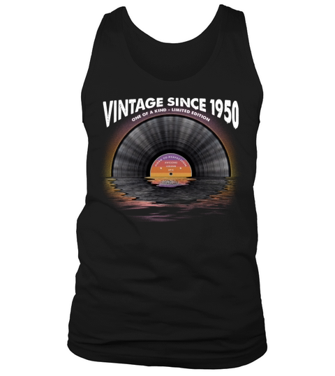 Vintage since 1950 Retro Disco Music Vintage Tank Top Unisex