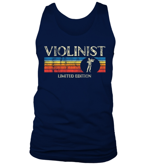 Violin Violinist Retro Vintage Tank Top Unisex