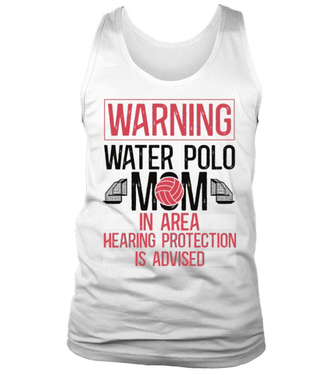 Water Polo Mom Vintage Warning Tank Top Unisex