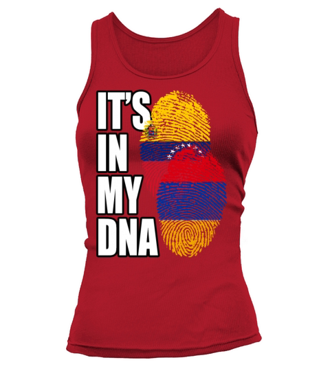 Armenian And Venezuelan Mix Heritage DNA Flag Tank top Woman
