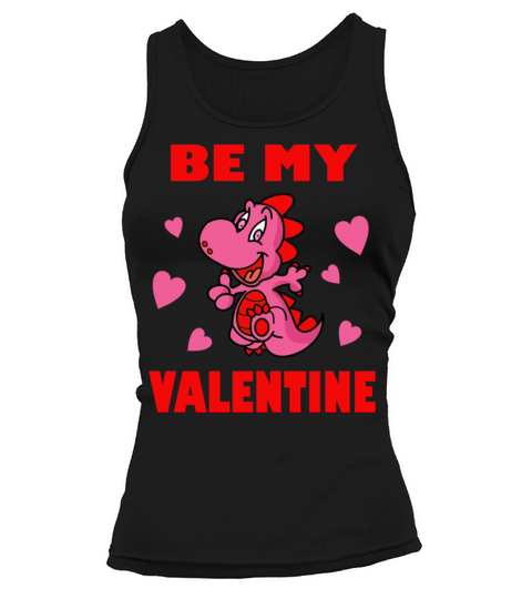 Be My Valentine Dinosaur1671 Tank top Woman