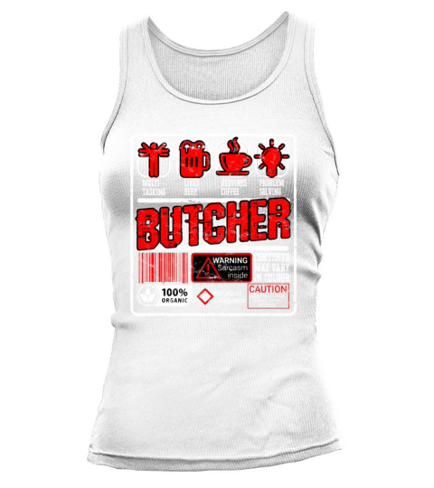 Butcher Meat Cutter Chef Knife Butchery Tank top Woman