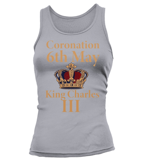 Coronation 6th May King Charles III Tank top Woman