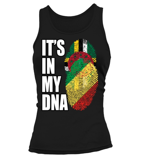 Dominican And Congolese Republic Mix Heritage DNA Tank top Woman