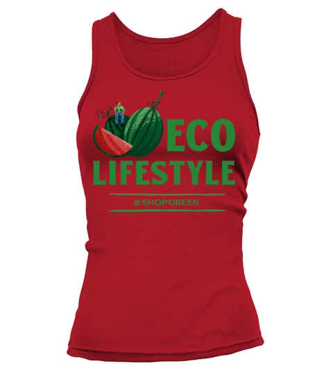 ECO LIFESTYLE SHOP GREEN - COOL VEGAN DESIGN Tank top Woman