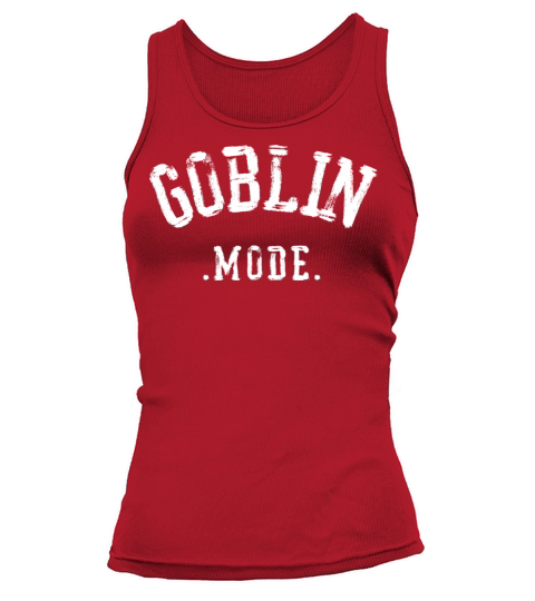 Goblin Mode White Print Tank top Woman