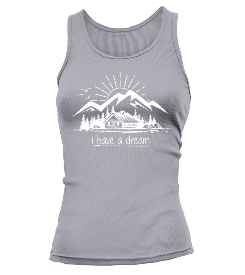 Mountain cottage cabin mountains saying quote Tank top Woman