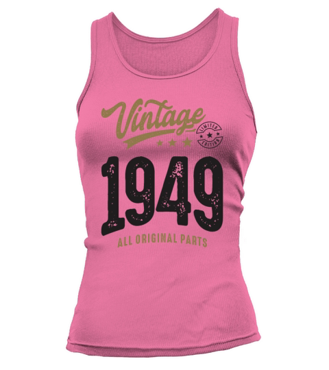 Vintage 1949 73rd Birthday Tank top Woman