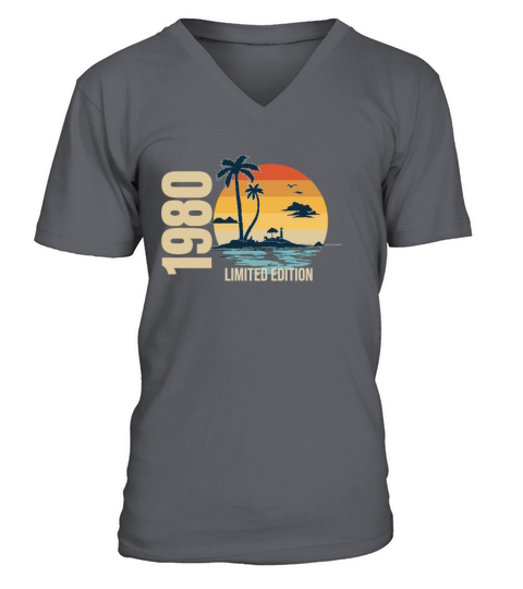 Birthday Limited Edition 1980 V-Neck T-shirt
