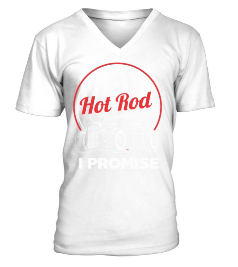 Just One More Hot Rod Classic Car Vintage Hotrod V-Neck T-shirt