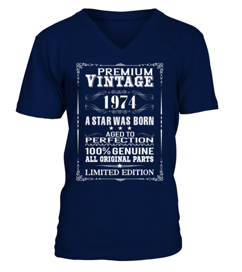 PREMIUM VINTAGE 1974 V-Neck T-shirt