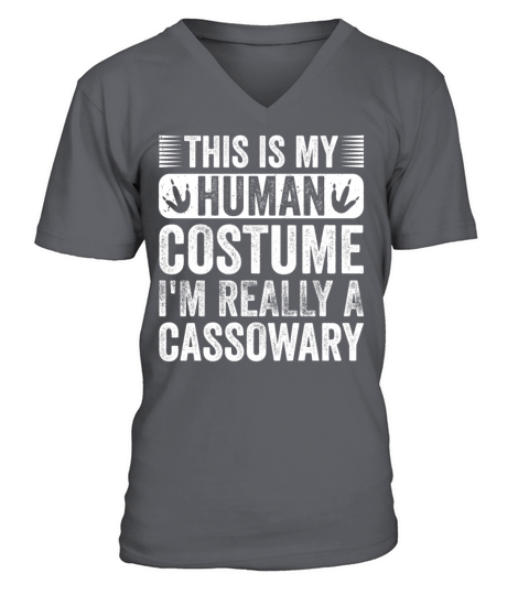 Retro Cassowary Vintage Cassowaries Quote V-Neck T-shirt