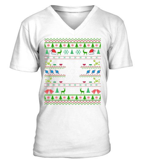 Science Sweater Ugly Christmas Shirt V-Neck T-shirt