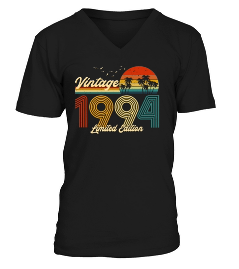 Vintage 1994 Limited Edition Gift for Birthday V-Neck T-shirt