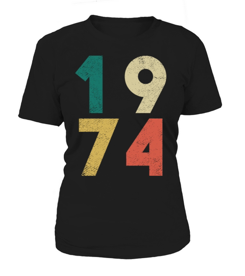1974 Vintage Birthday Retro Women's T-Shirt