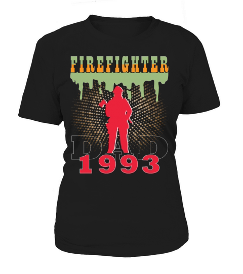 1993 vintage fireman birthday firefighter Women's T-Shirt