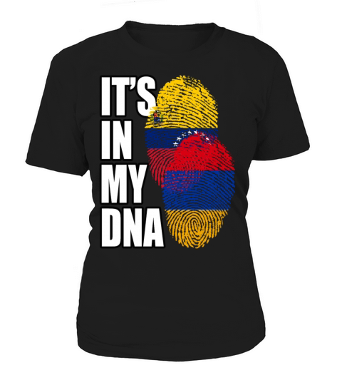 Armenian And Venezuelan Mix Heritage DNA Flag Women's T-Shirt