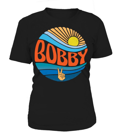Bobby Shirt Vintage Sunset Bobby Groovy Tie Dye Women's T-Shirt