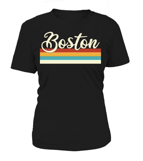 Boston - Massachusetts - Retro - Vintage - USA Women's T-Shirt