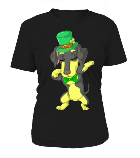 dabbing daschund st patricks day Women's T-Shirt