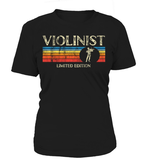 Violin Violinist Retro Vintage Women's T-Shirt