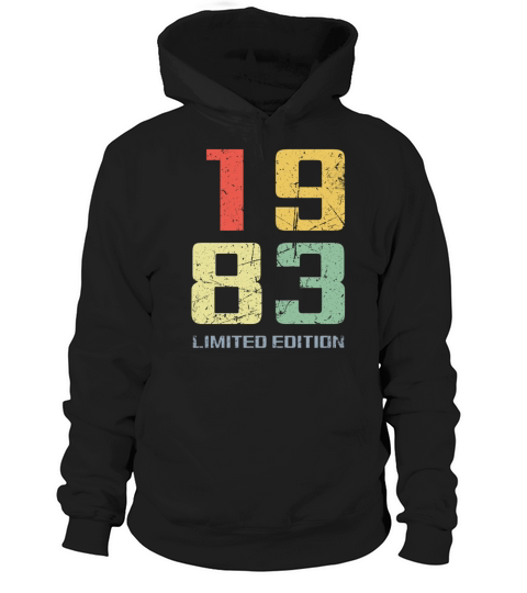 40 Years Vintage 1983 Retro 40th Birthday Hoodie Unisex