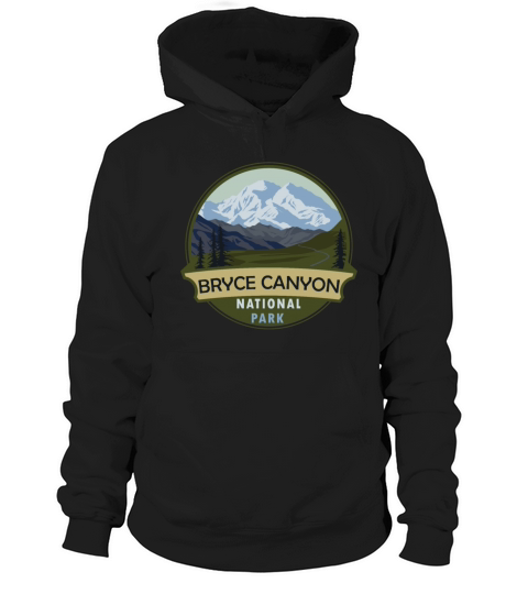 Vintage Retro Bryce Canyon National Park Mountain Hoodie Unisex