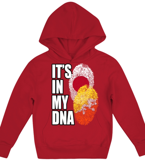 Bhutanese And Japanese Mix Heritage DNA Flag Kids Hoodie