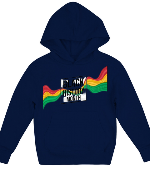 Black history month design logo825 Kids Hoodie