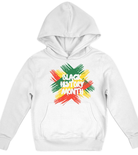 Black History Month USA Afro America African Kids Hoodie