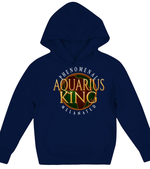 Dope Aquarius King Astrology Zodiac Unapologetical Kids Hoodie