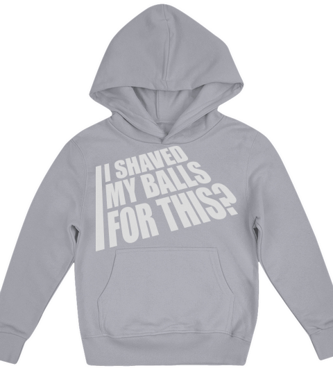 I shaved my balls Kids Hoodie