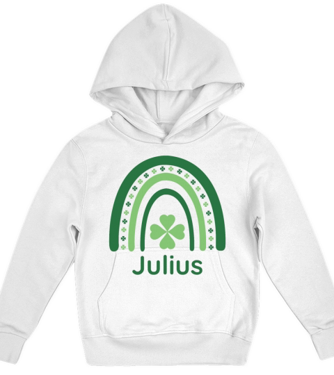 Julius Clover Charm Boho Rainbow Kids Hoodie