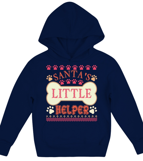 Merry Christmas retro vintage pink santa claus Kids Hoodie