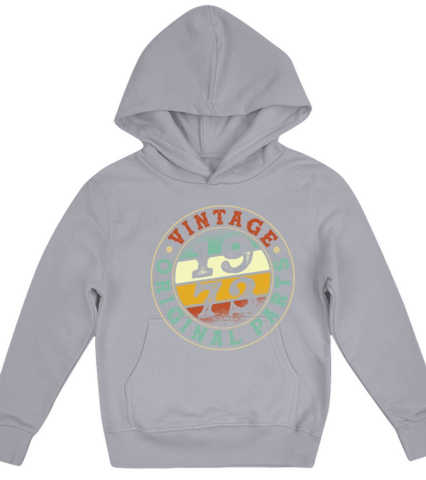 Vintage 1973 Parts Kids Hoodie