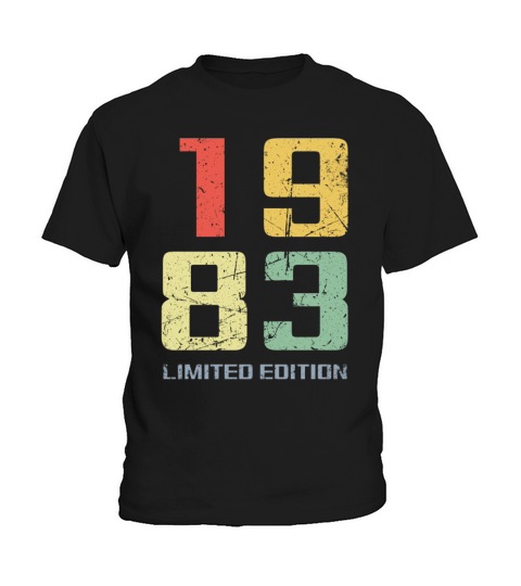 40 Years Vintage 1983 Retro 40th Birthday Kids T-Shirt