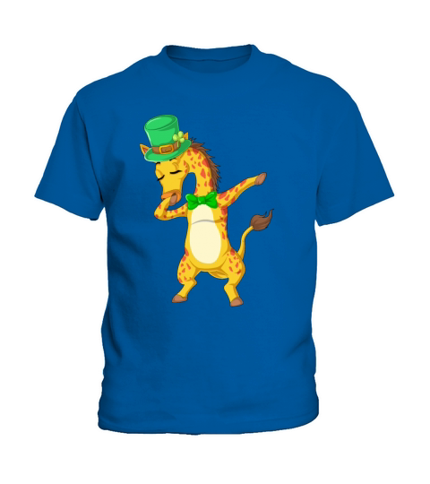 dabbing giraffe st patricks day Kids T-Shirt