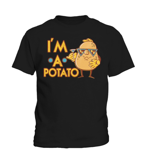 I am a Potato Fries Cute Costume Potatoes Lovers Kids T-Shirt