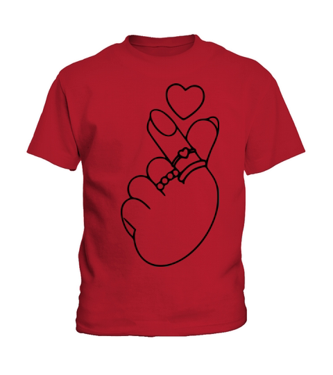 Korean Love Sign Kids T-Shirt
