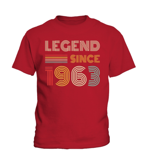 Legend Since 1963 Retro 60th Birthday Gift Kids T-Shirt