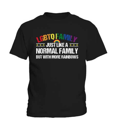 LGBTQ Family Gay Pride Rainbow Kids T-Shirt