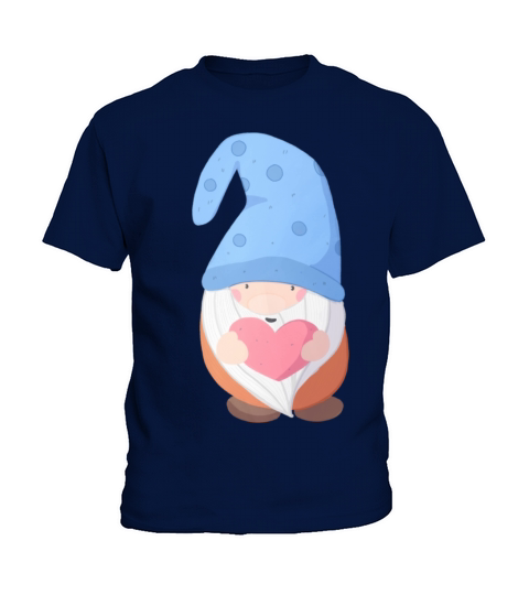 Love Gnome Valentines Day Merch Gift for Her Him2 Kids T-Shirt